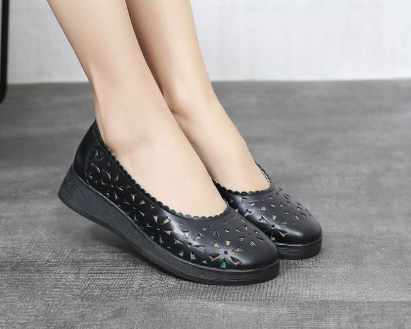 Magert Dame Loafer Sko - Hvid