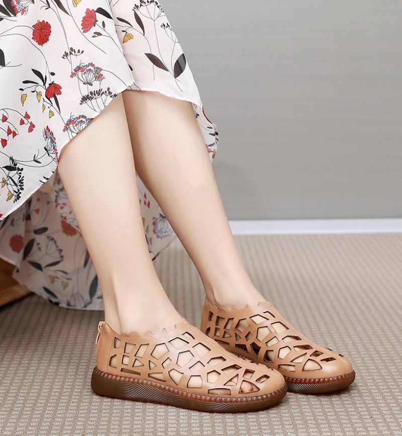Maikel Sommersandal Til Kvinder - Beige