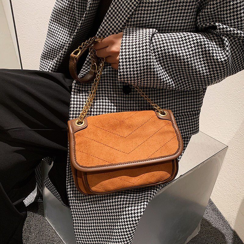 Malagan Crossbody-håndtaske I Læder Til Kvinder - Grøn