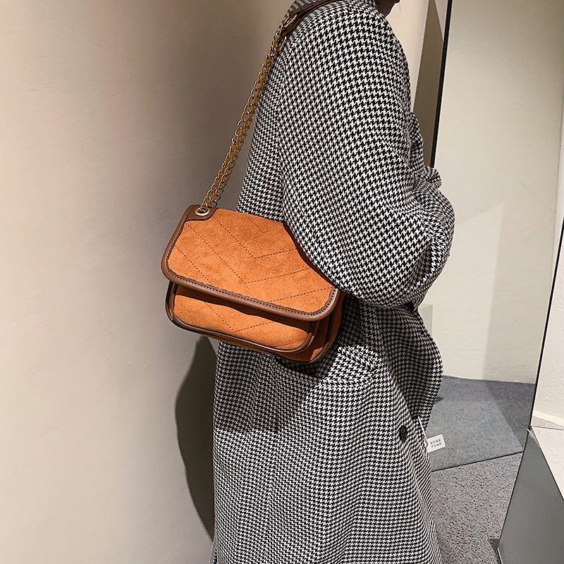 Malagan Crossbody-håndtaske I Læder Til Kvinder - Grøn