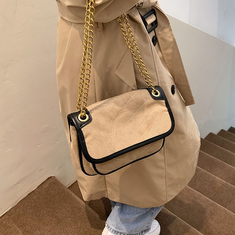 Malagan Crossbody-håndtaske I Læder Til Kvinder - Grøn