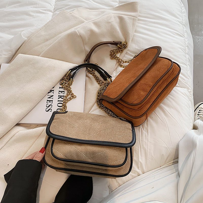 Malagan Crossbody-håndtaske I Læder Til Kvinder - Grøn