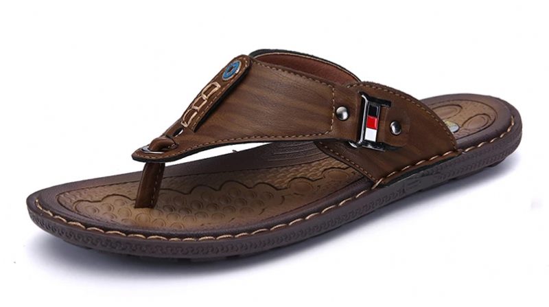 Malcom Mænds Afslappede Flip Flop - Brun