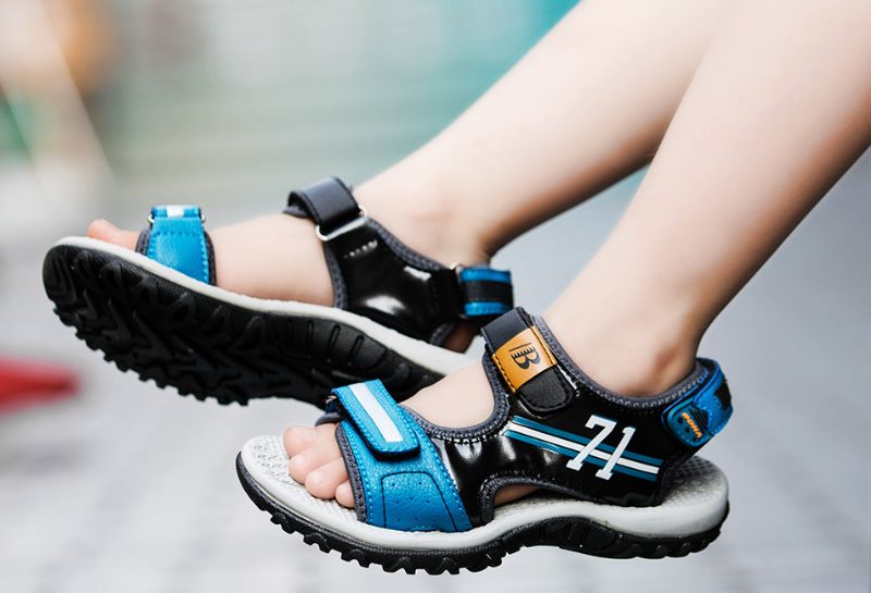 Malling Mode Sandal Til Drenge - Orange