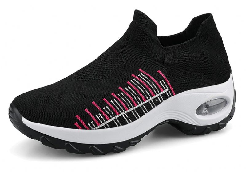 Mandy Åndbar Sneaker Gå-slip-on Sko Til Kvinder - Sort