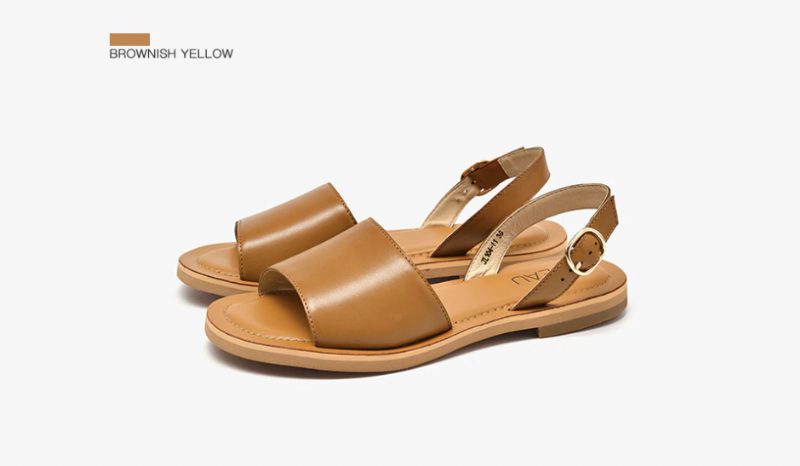 Manu Sandaler - Brunlig Gul