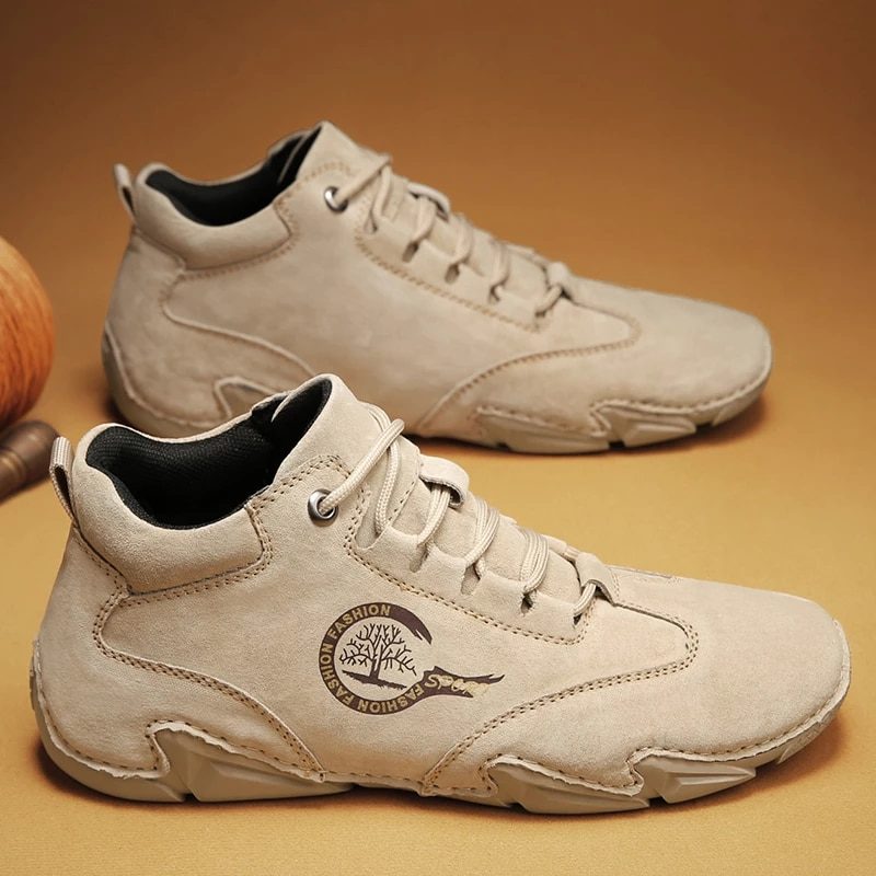 Manuele Udendørs Sneaker Til Mænd - Beige