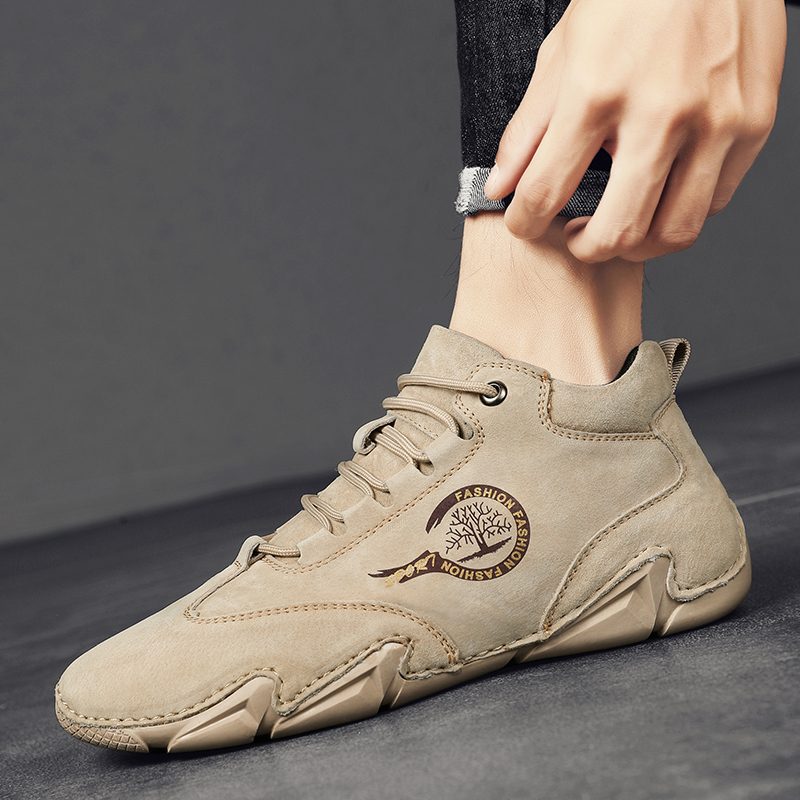 Manuele Udendørs Sneaker Til Mænd - Beige