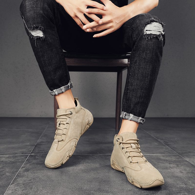 Manuele Udendørs Sneaker Til Mænd - Beige