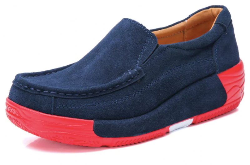 Marbella Kvindeplatform Slip On - Blå