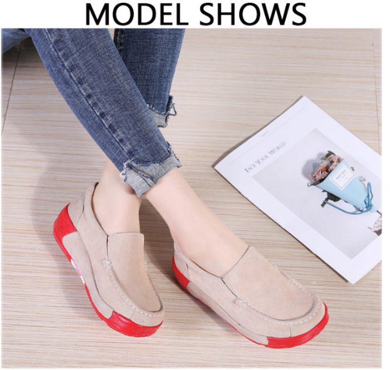 Marbella Kvindeplatform Slip On - Blå