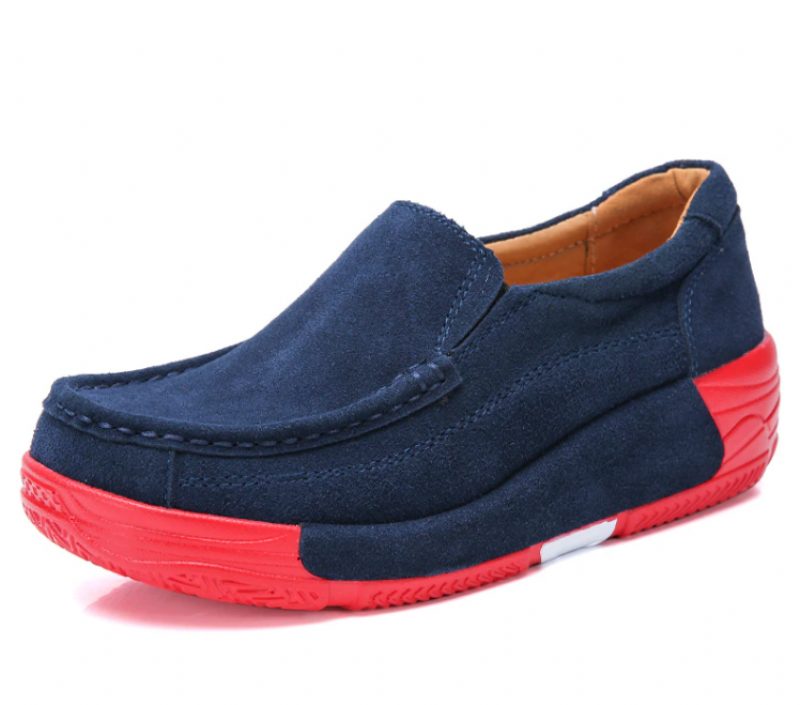 Marbella Slip On Sorte Sko Til Kvinder Platform - Sort
