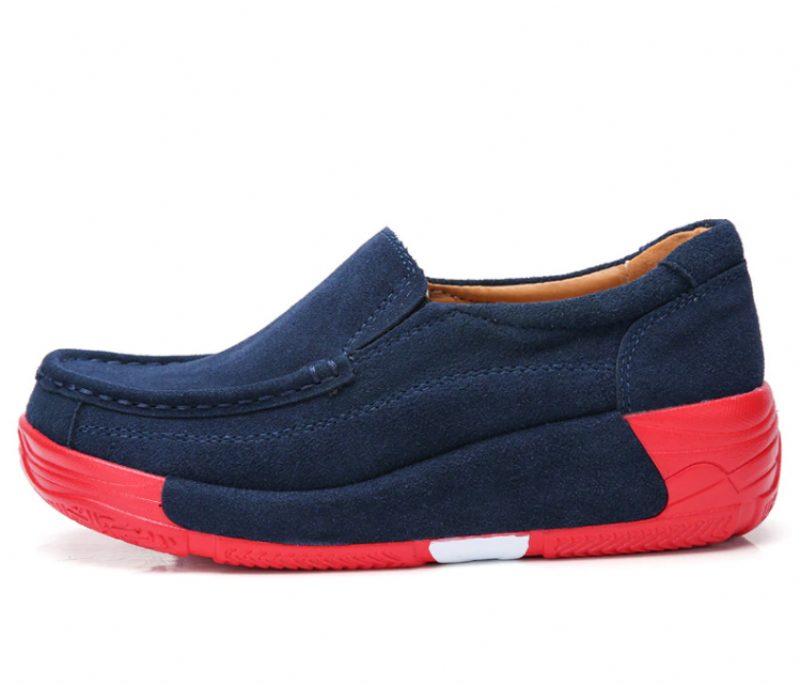 Marbella Slip On Sorte Sko Til Kvinder Platform - Sort
