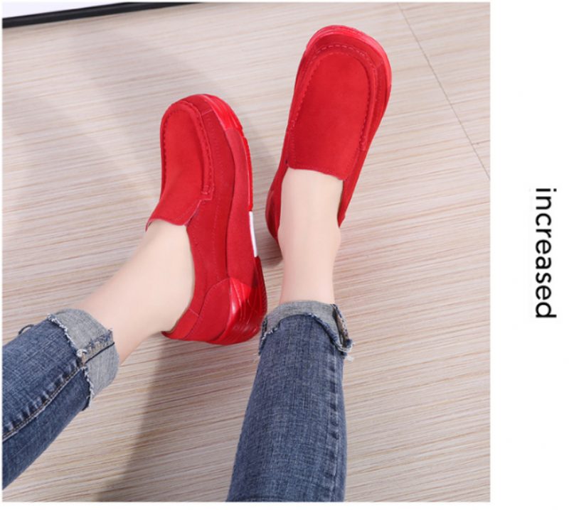 Marbella Slip On Sorte Sko Til Kvinder Platform - Sort