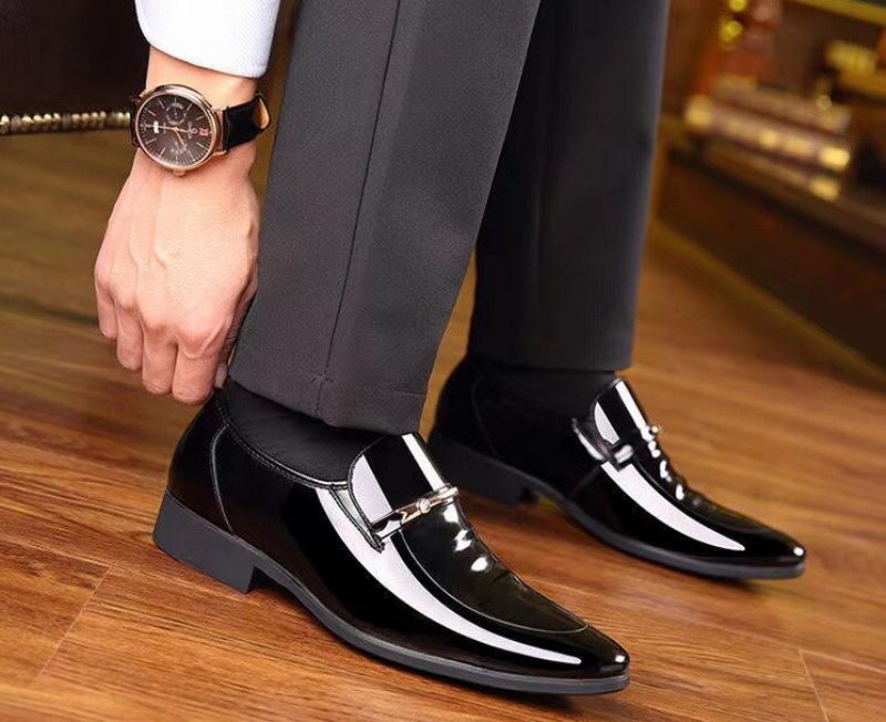 Marcus Loafer Dress Sko Til Mænd - Hul sort