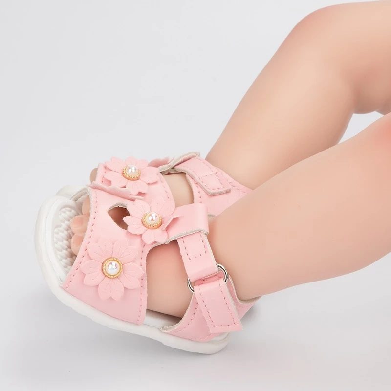 Marge Babypigers Afslappede Sandal - Hvid