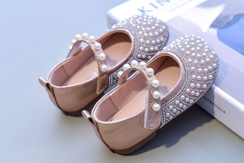 Mariah Baby Piges Flade Sko - Pink