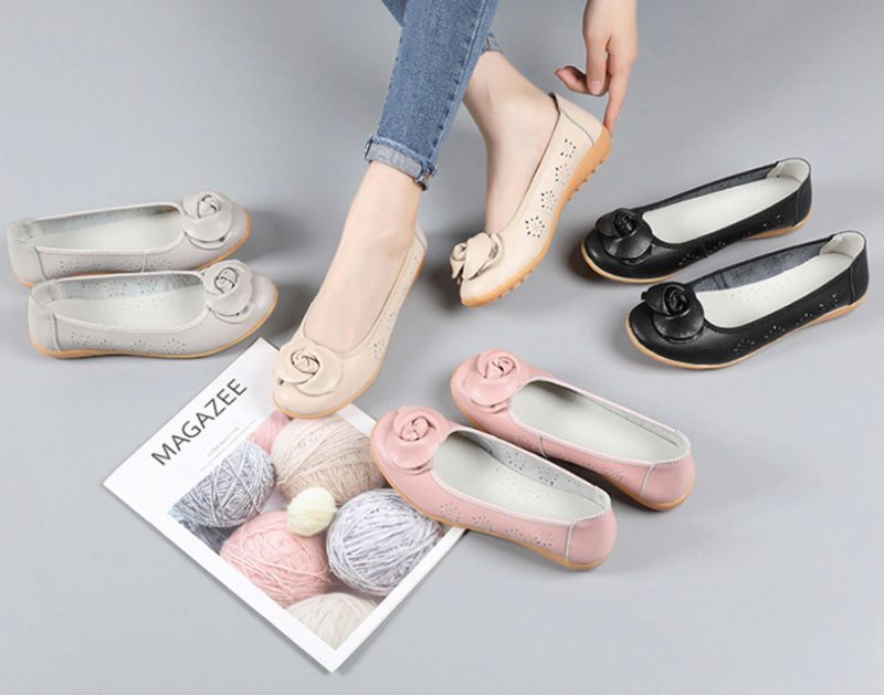 Marian Loafer Sorte Sko Til Kvinder - Beige