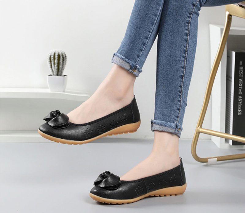 Marian Loafer Sorte Sko Til Kvinder - Beige