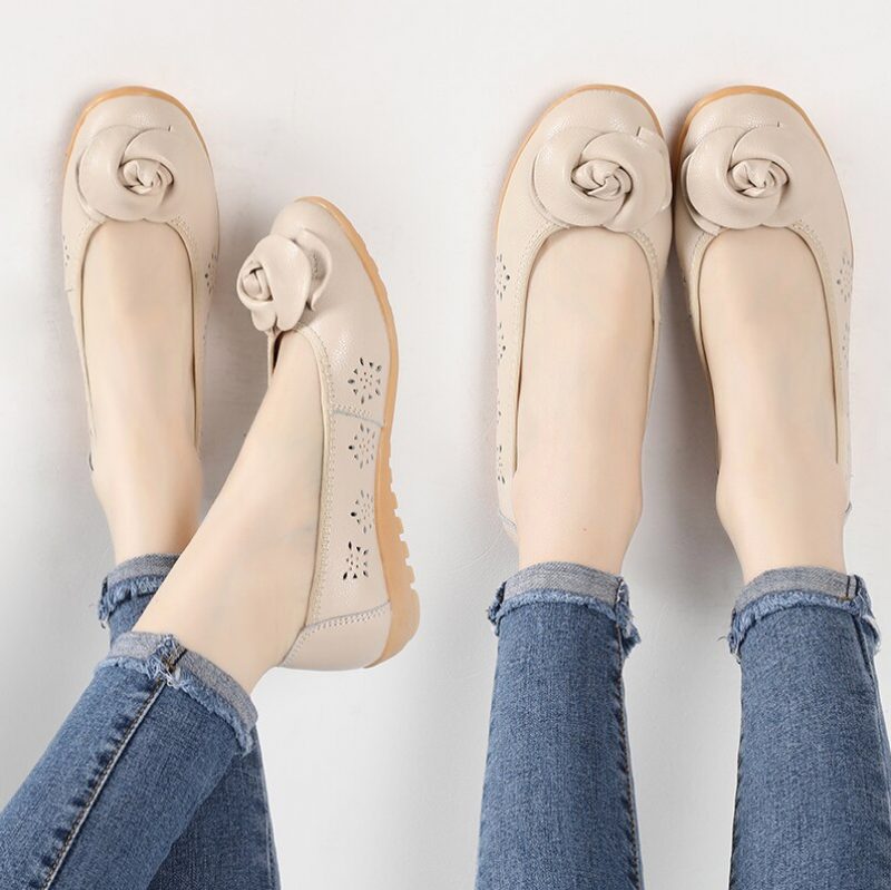 Marian Loafer Sorte Sko Til Kvinder - Beige