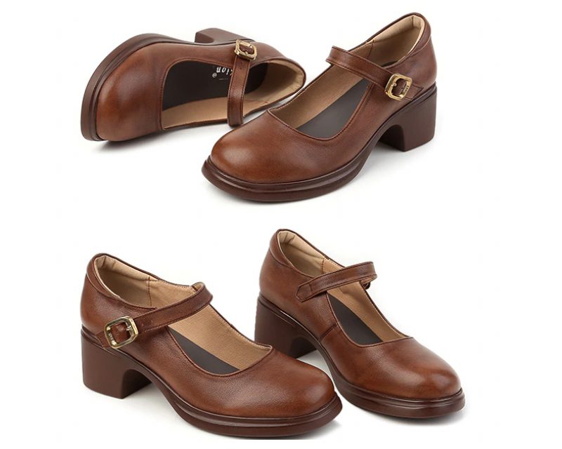 Marie Dame Pumps - Abrikos