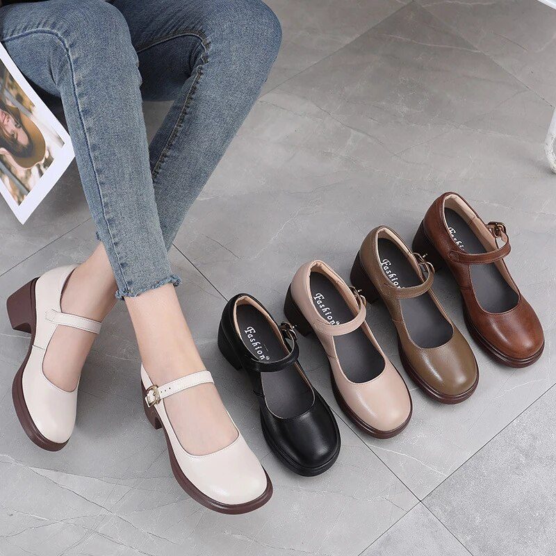 Marie Dame Pumps - Abrikos