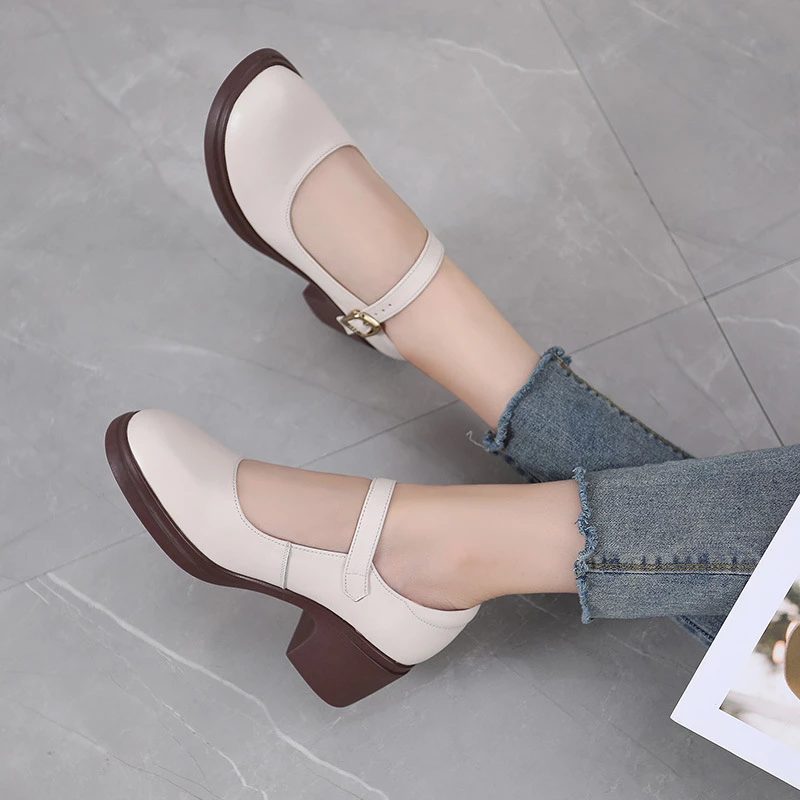 Marie Dame Pumps - Abrikos