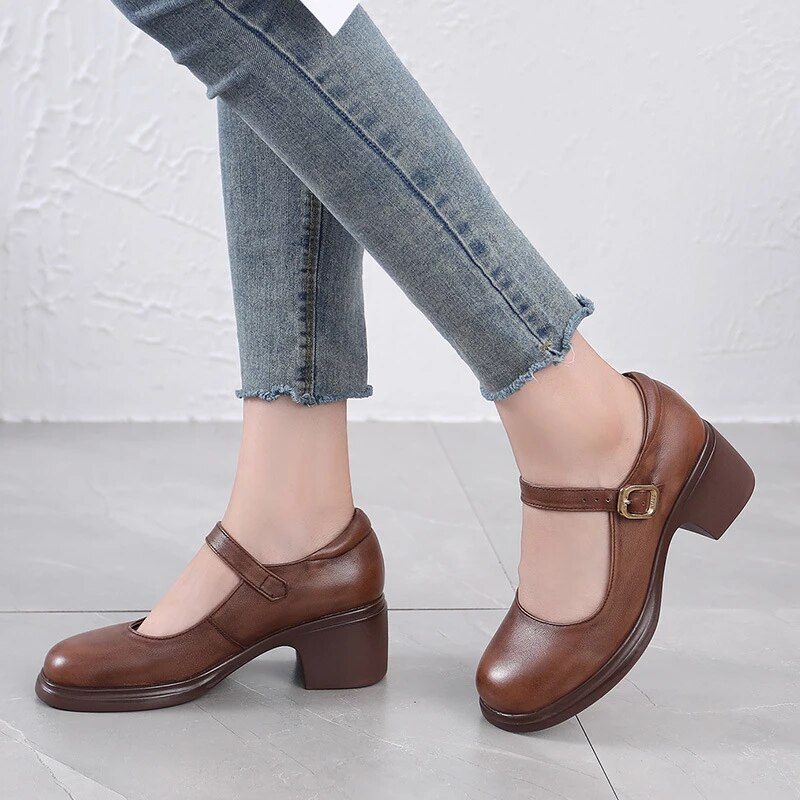 Marie Dame Pumps - Abrikos