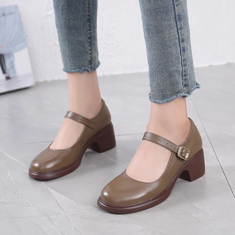 Marie Dame Pumps - Abrikos