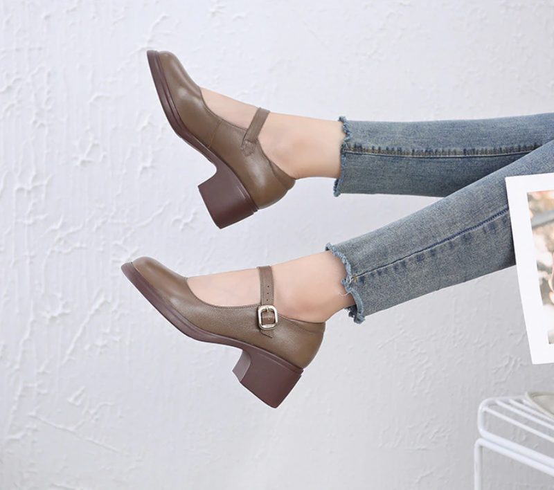 Marie Dame Pumps - Abrikos