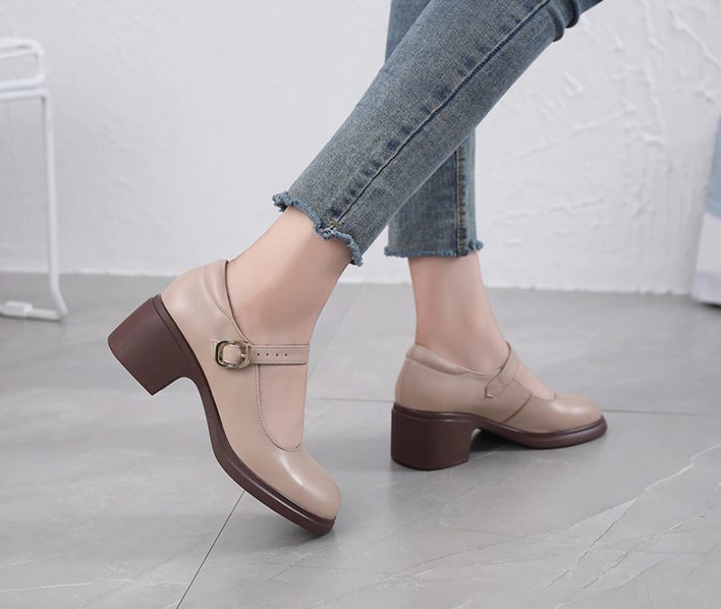 Marie Dame Pumps - Abrikos