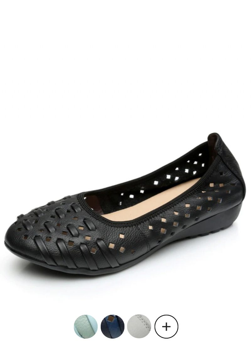 Marina Loafer Slip-on Sorte Sko Til Kvinder