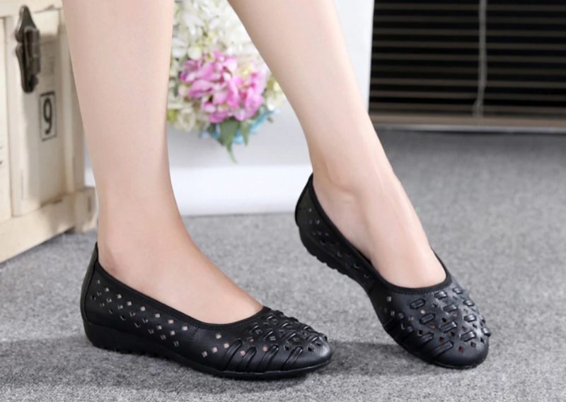 Marina Loafer Slip-on Sorte Sko Til Kvinder - Sort