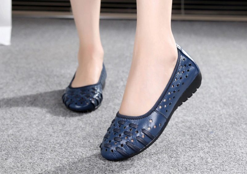 Marina Loafer Slip-on Sorte Sko Til Kvinder - Sort