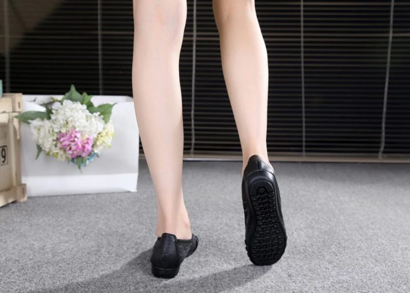 Marina Loafer Slip-on Sorte Sko Til Kvinder - Sort