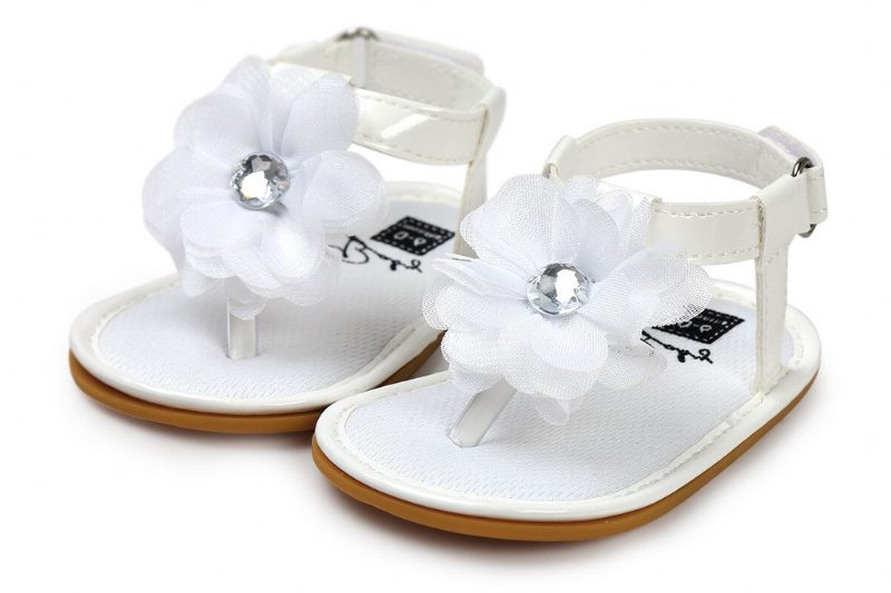 Marjorie Babypigers Afslappede Sandal - Hvid