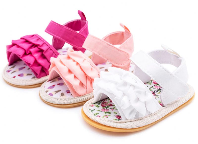 Marjorie Babypigers Afslappede Sandal - Hvid