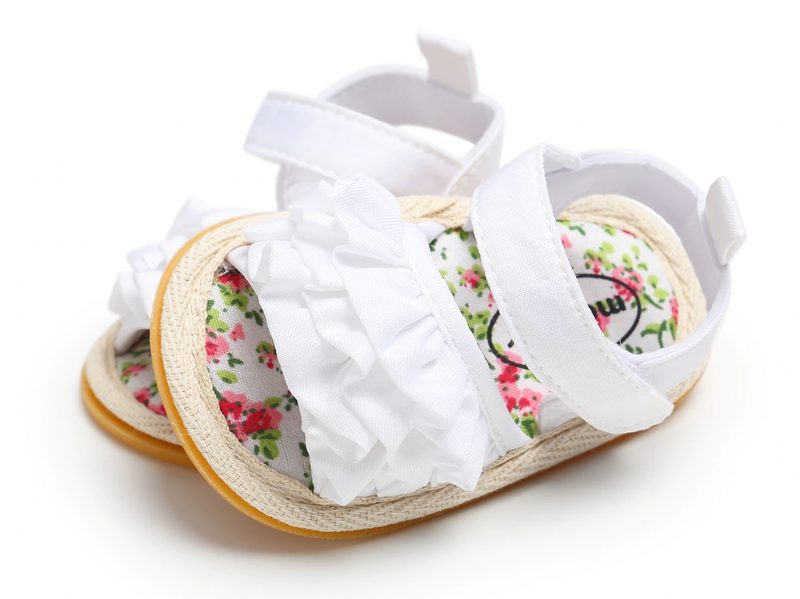 Marjorie Babypigers Afslappede Sandal - Hvid