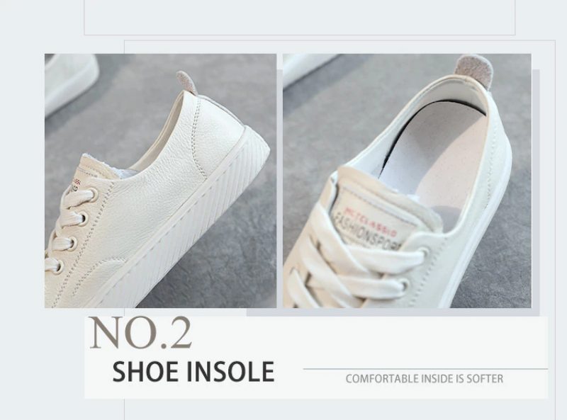Marley Flad Sort Sneaker I Læder Til Kvinder - Sort