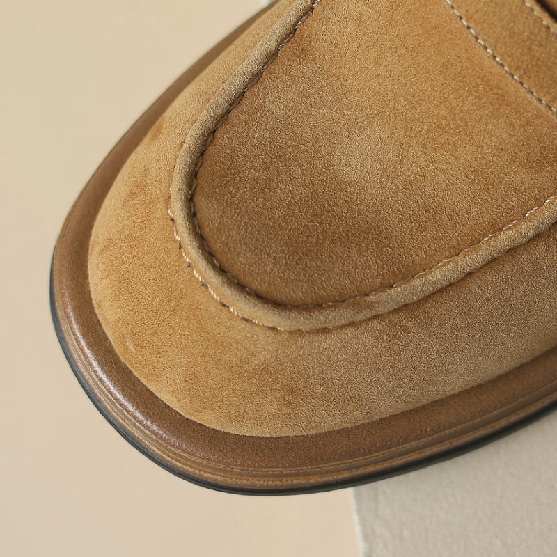Martinez Loafers I Ruskind Til Kvinder - Brun