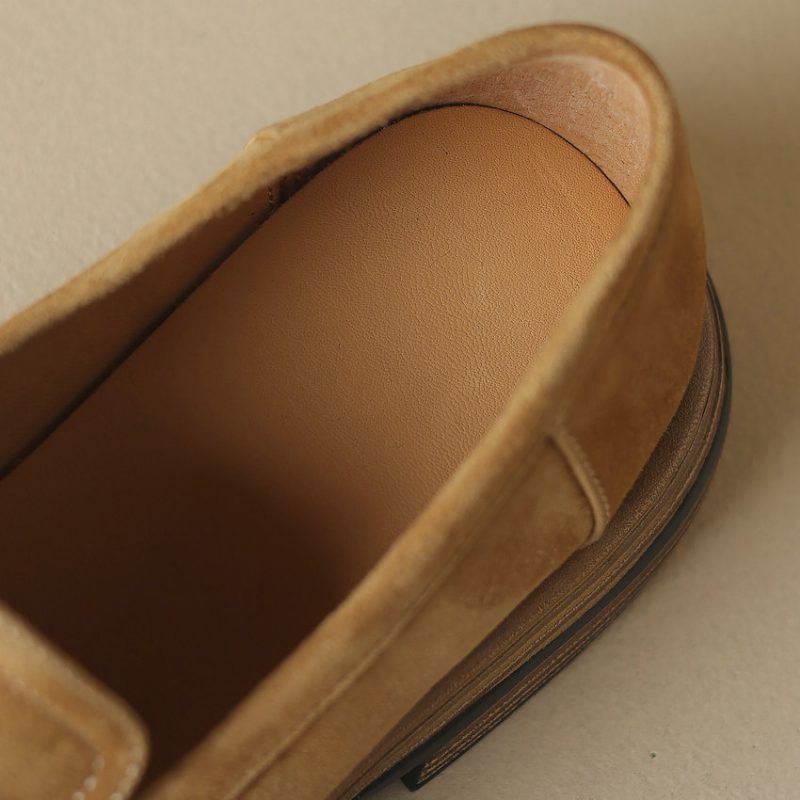 Martinez Loafers I Ruskind Til Kvinder - Brun