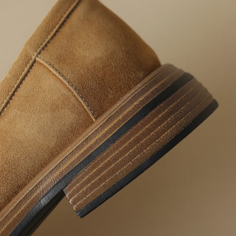 Martinez Loafers I Ruskind Til Kvinder - Brun
