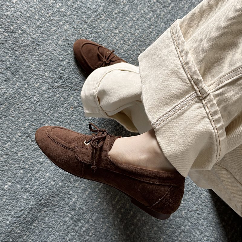 Marty Loafers I Læder Til Kvinder - Brun