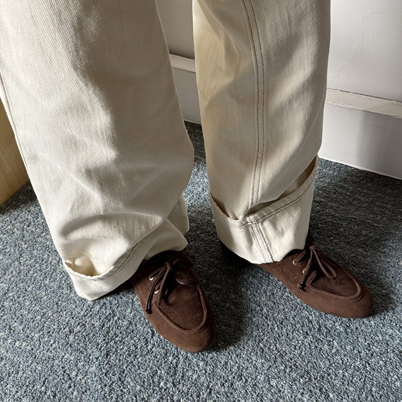 Marty Loafers I Læder Til Kvinder - Brun