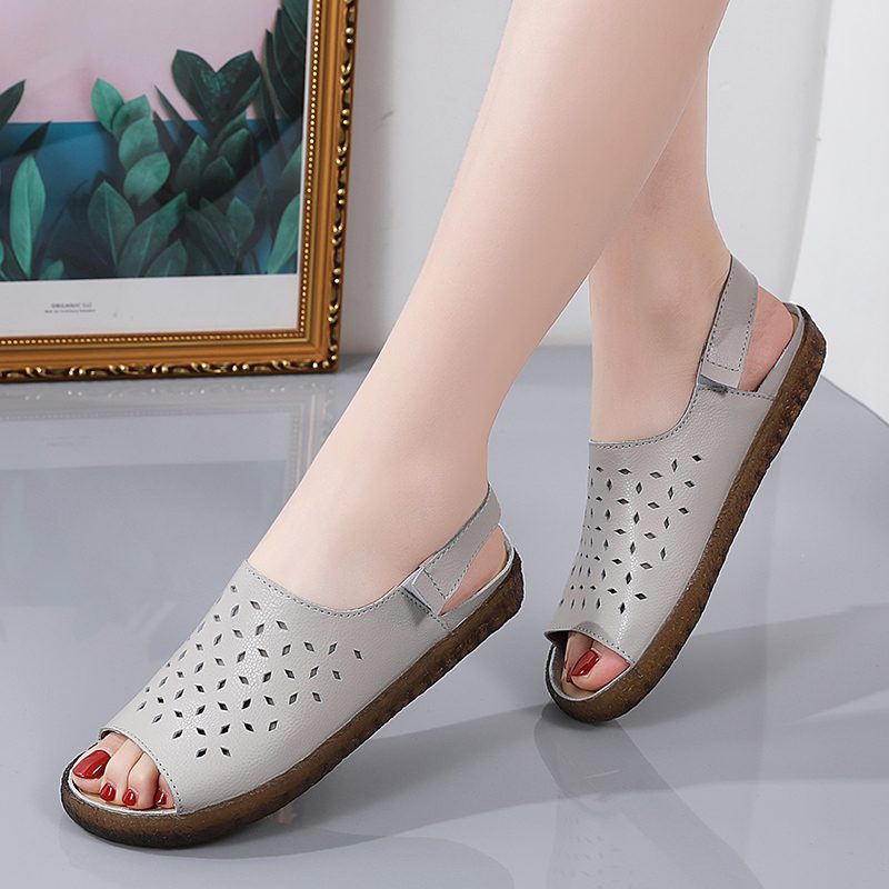 Mary Komfortabel Casual Sandal Til Kvinder - Gul