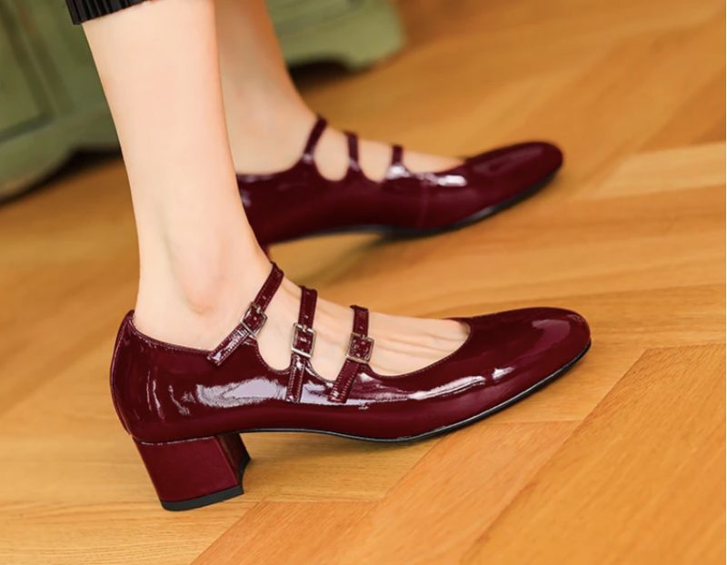 Mary Laklæder Pumps-sko Til Kvinder - Sort