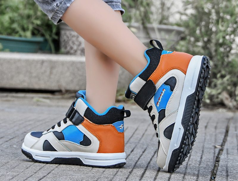 Matic High Top Sneaker Til Drenge - Blå