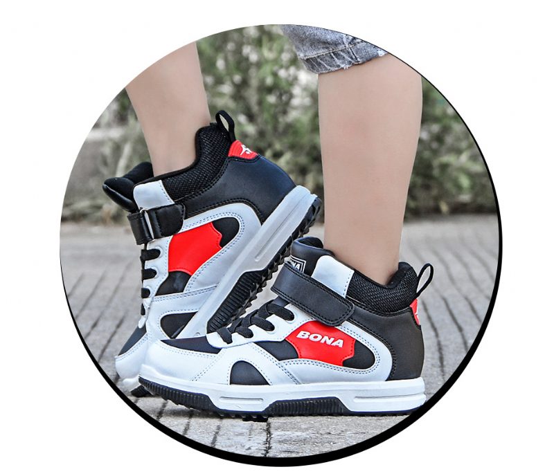 Matic High Top Sneaker Til Drenge - Blå