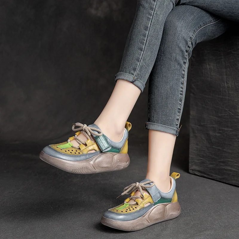 Matilde Sneakers Med Krog Til Kvinder - Grøn