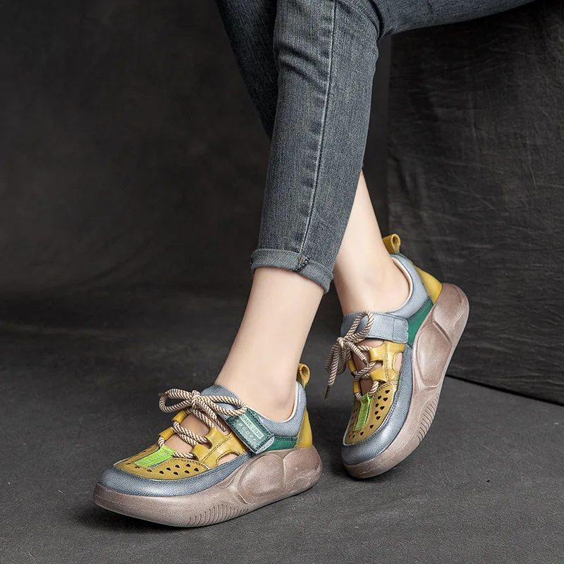 Matilde Sneakers Med Krog Til Kvinder - Grøn